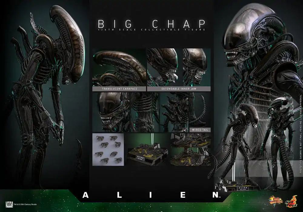Alien Movie Masterpiece akční figurka 1/6 Big Chap 36 cm fotografii produktu