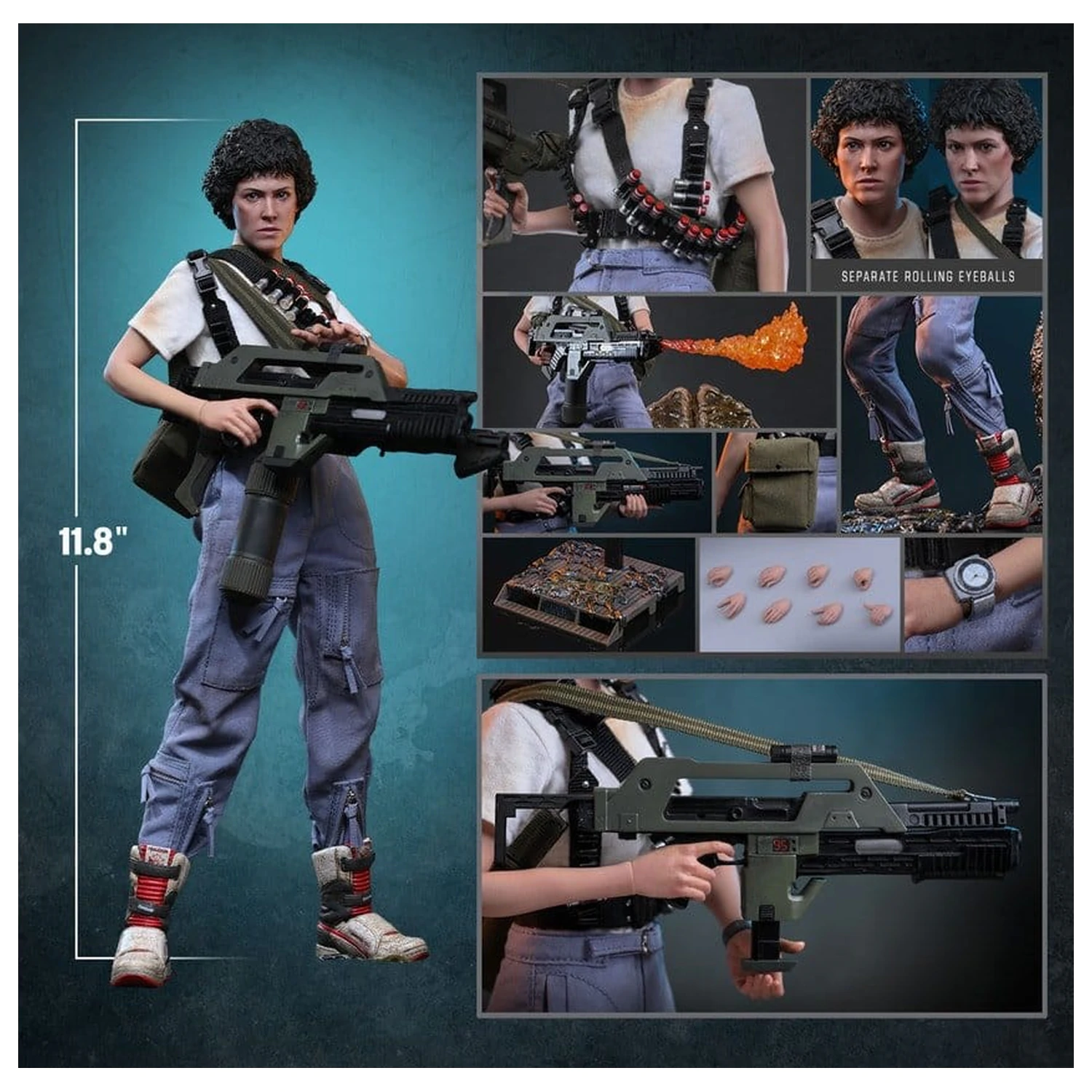 Alien Movie Masterpiece akční figurka 1/6 Ellen Ripley 30 cm fotografii produktu