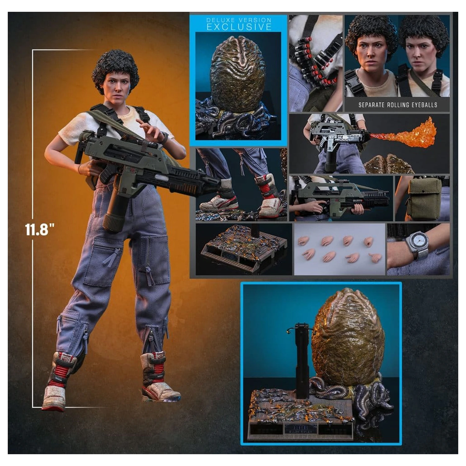 Alien Movie Masterpiece akční figurka 1/6 Ellen Ripley (Deluxe Version) 30 cm fotografii produktu