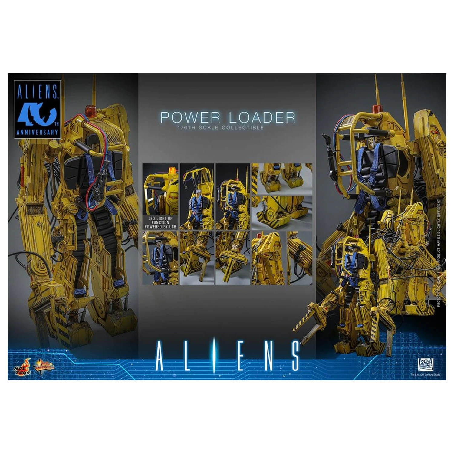 Alien Movie Masterpiece akční figurka 1/6 Power Loader 52 cm fotografii produktu