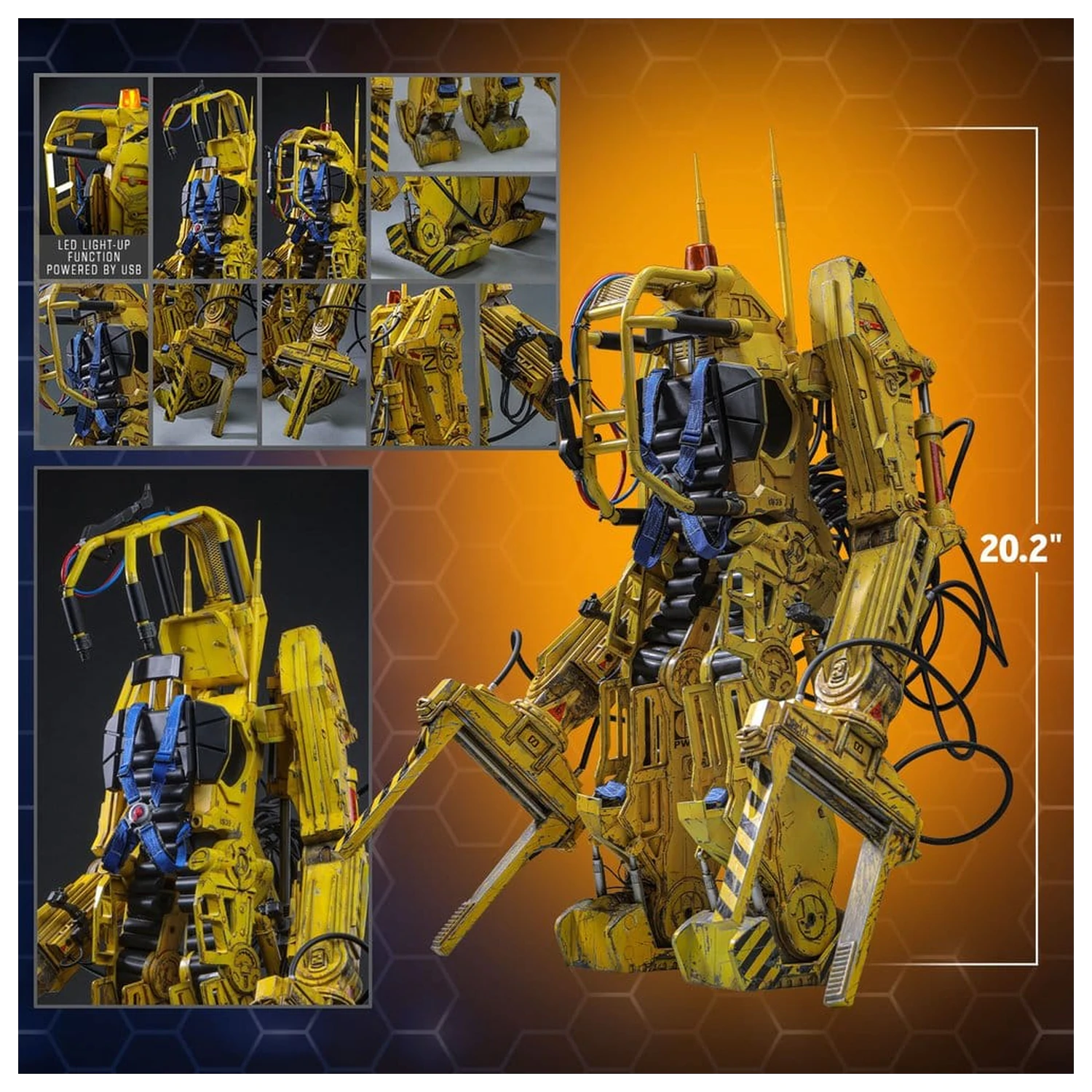 Alien Movie Masterpiece akční figurka 1/6 Power Loader 52 cm fotografii produktu