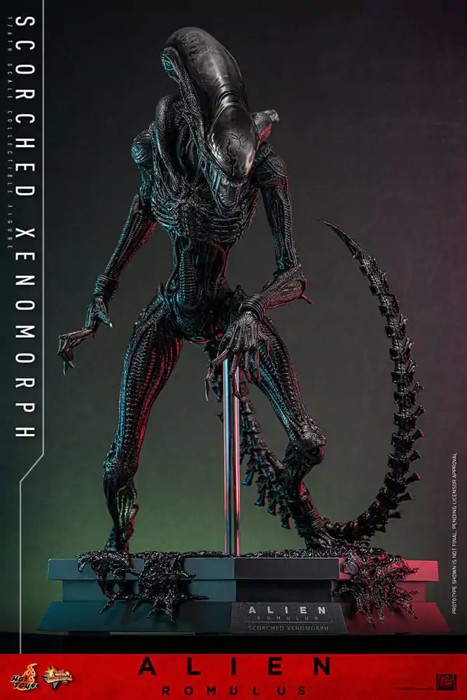 Alien: Romulus Movie Masterpiece akční figurka 1/6 Zuhelnatělý Xenomorf 44 cm fotografii produktu