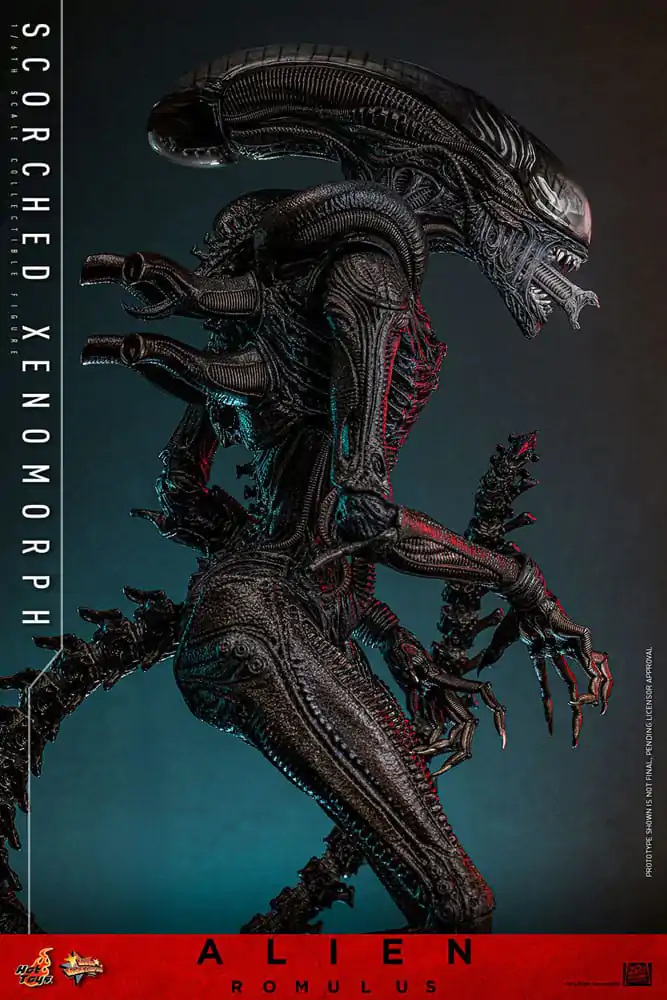 Alien: Romulus Movie Masterpiece akční figurka 1/6 Zuhelnatělý Xenomorf 44 cm fotografii produktu