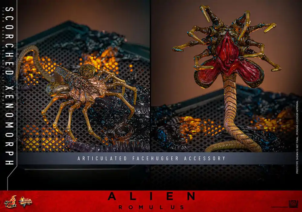 Alien: Romulus Movie Masterpiece akční figurka 1/6 Zuhelnatělý Xenomorf 44 cm fotografii produktu