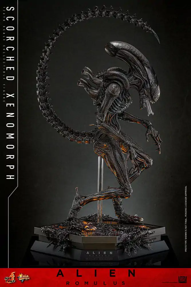 Alien: Romulus Movie Masterpiece akční figurka 1/6 Zuhelnatělý Xenomorf 44 cm fotografii produktu