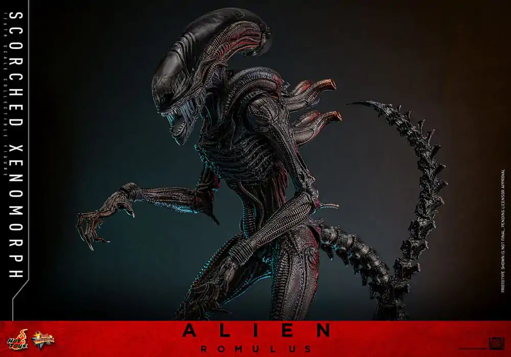 Alien: Romulus Movie Masterpiece akční figurka 1/6 Zuhelnatělý Xenomorf 44 cm fotografii produktu