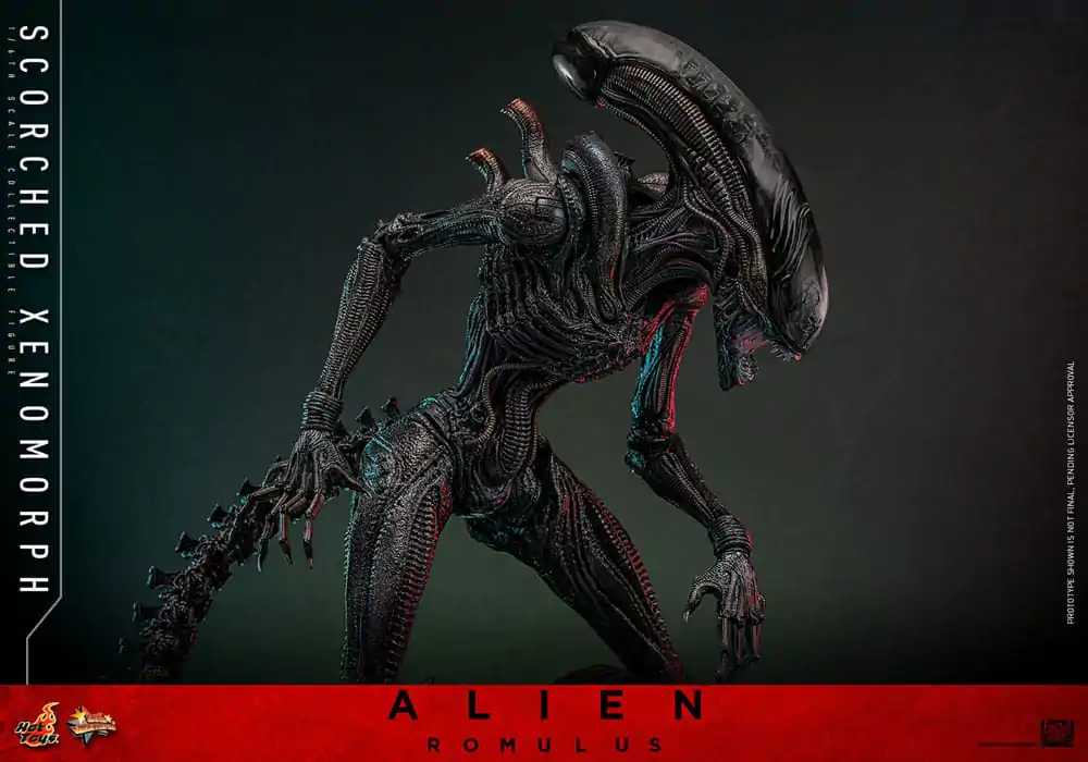 Alien: Romulus Movie Masterpiece akční figurka 1/6 Zuhelnatělý Xenomorf 44 cm fotografii produktu