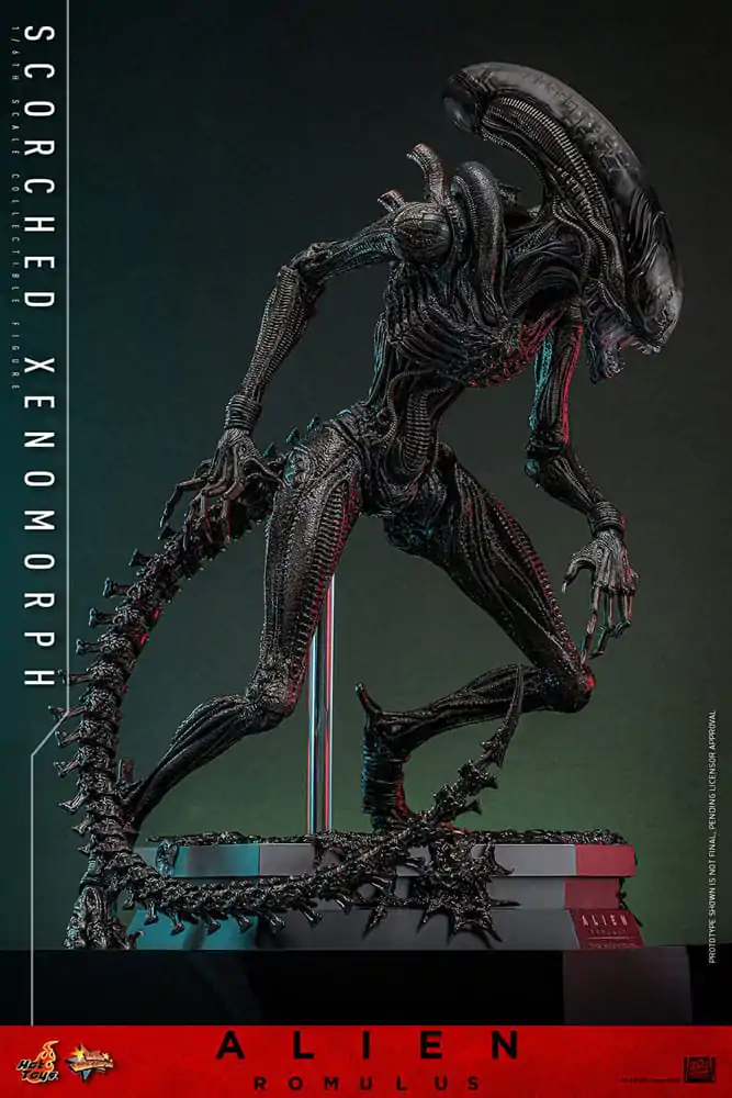 Alien: Romulus Movie Masterpiece akční figurka 1/6 Zuhelnatělý Xenomorf 44 cm fotografii produktu