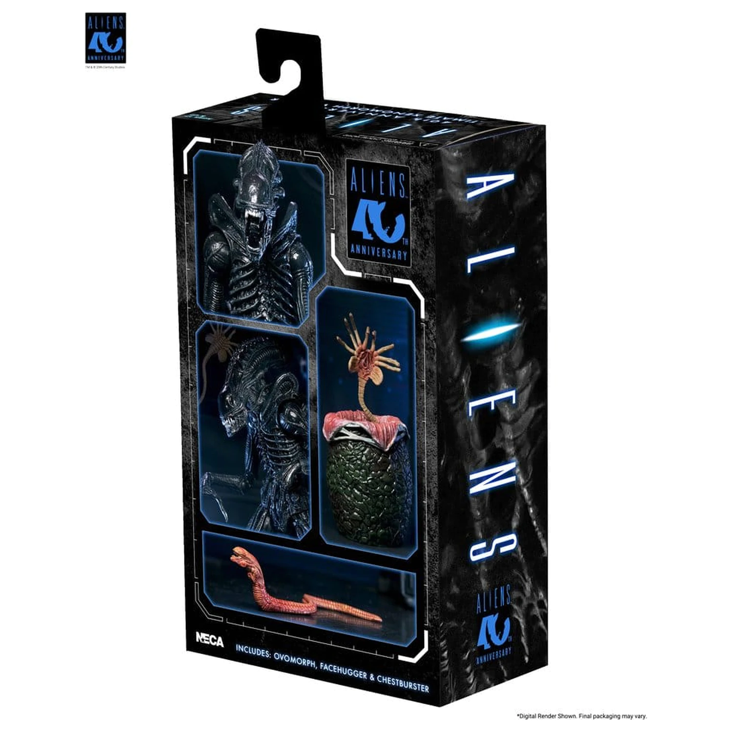Aliens Ultimate Akční figurka Warrior (1986) Xenomorph Black (40th Anniversary) 23 cm fotografii produktu