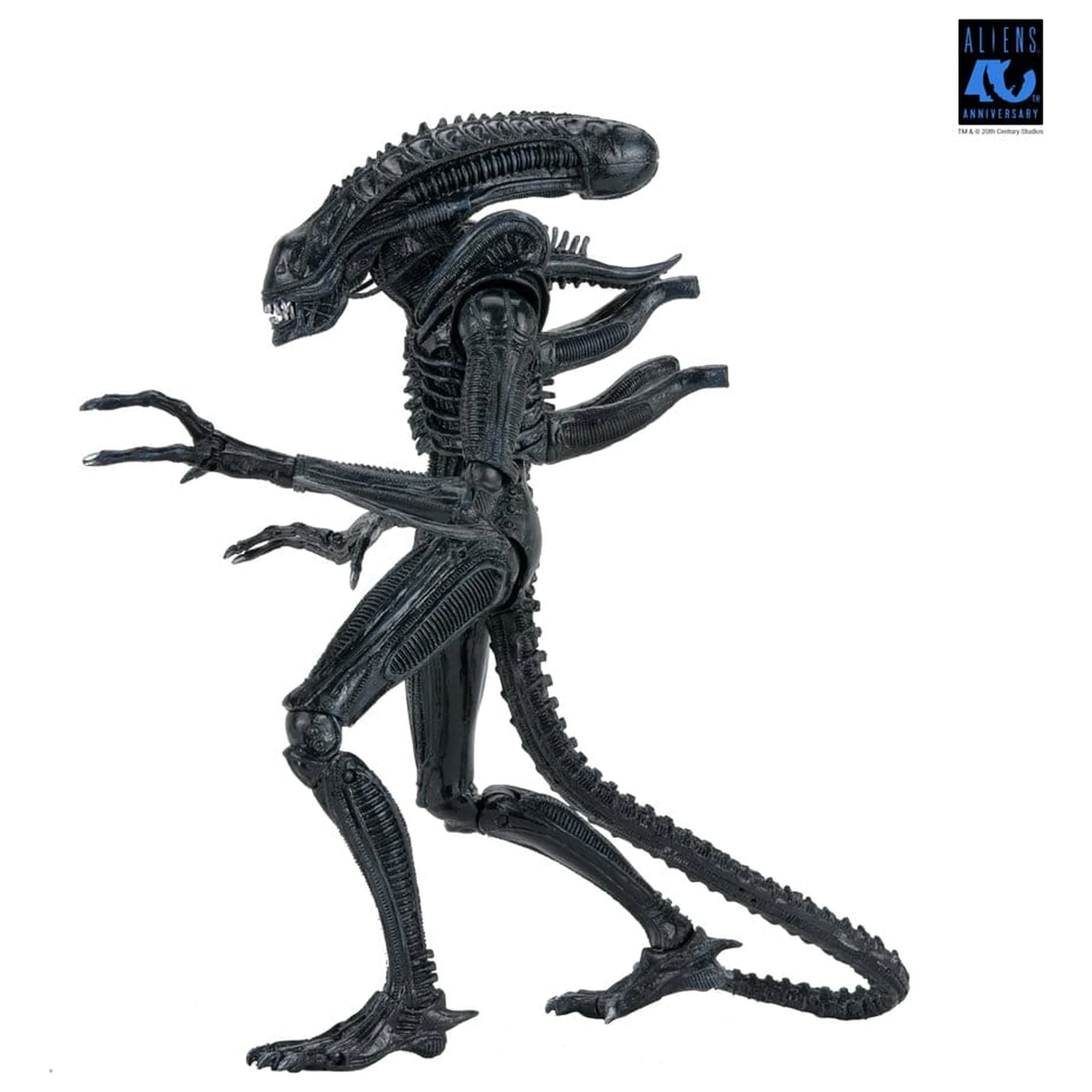 Aliens Ultimate Akční figurka Warrior (1986) Xenomorph Black (40th Anniversary) 23 cm fotografii produktu