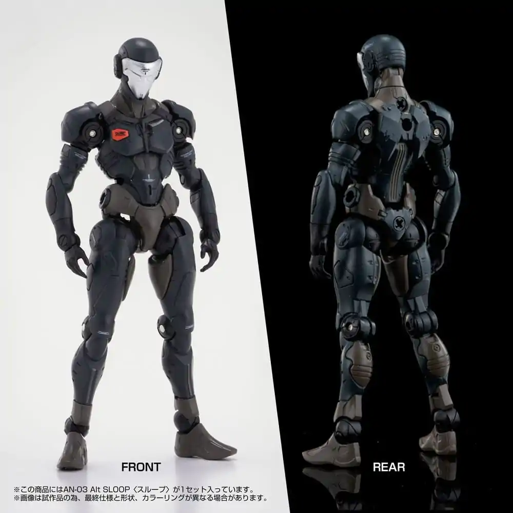 Altered Nano Action Figure AN-03 Alt Sloop 10 cm fotografii produktu