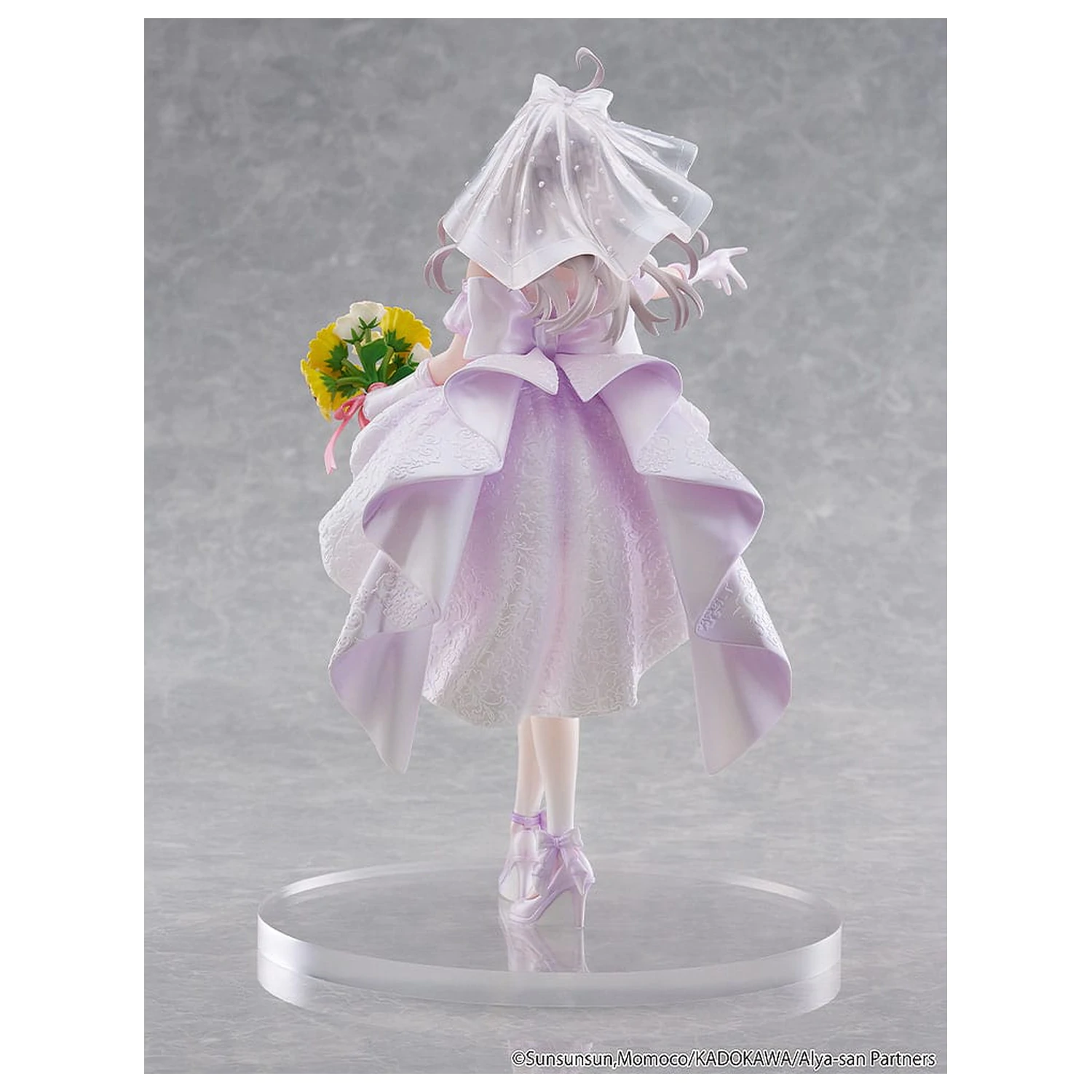 Alya Sometimes Hides Her Feelings in Russian Statue 1/7 Alisa Mikhailovna Kujou Wedding Dress Ver. 24 cm fotografii produktu
