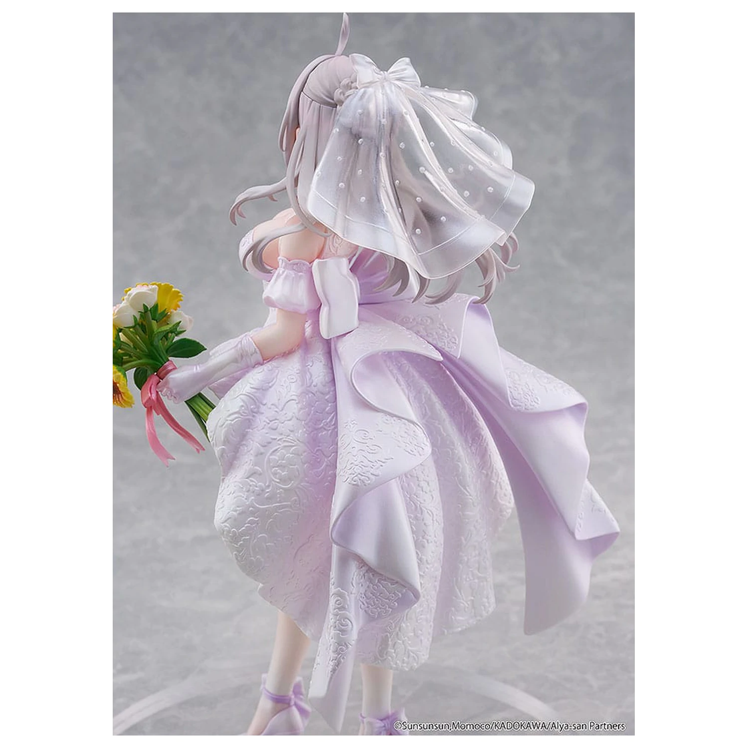 Alya Sometimes Hides Her Feelings in Russian Statue 1/7 Alisa Mikhailovna Kujou Wedding Dress Ver. 24 cm fotografii produktu