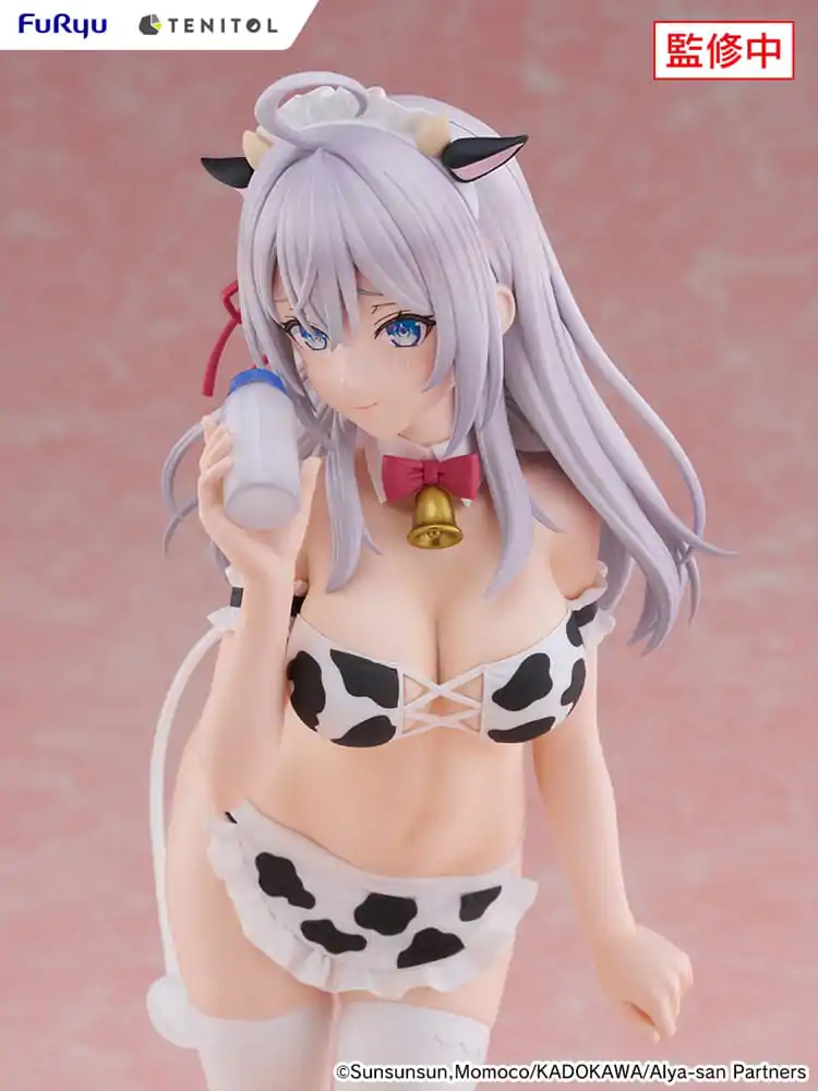 Alya Sometimes Hides Her Feelings in Russian Tenitol Tall PVC socha Alya Cow Costume Ver. 29 cm fotografii produktu