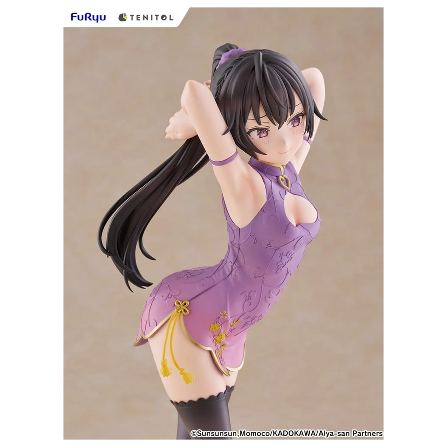 Alya Sometimes Hides Her Feelings in Russian Tenitol Tall PVC figurka Yuki Suou Cheongsam Ver. 28 cm fotografii produktu