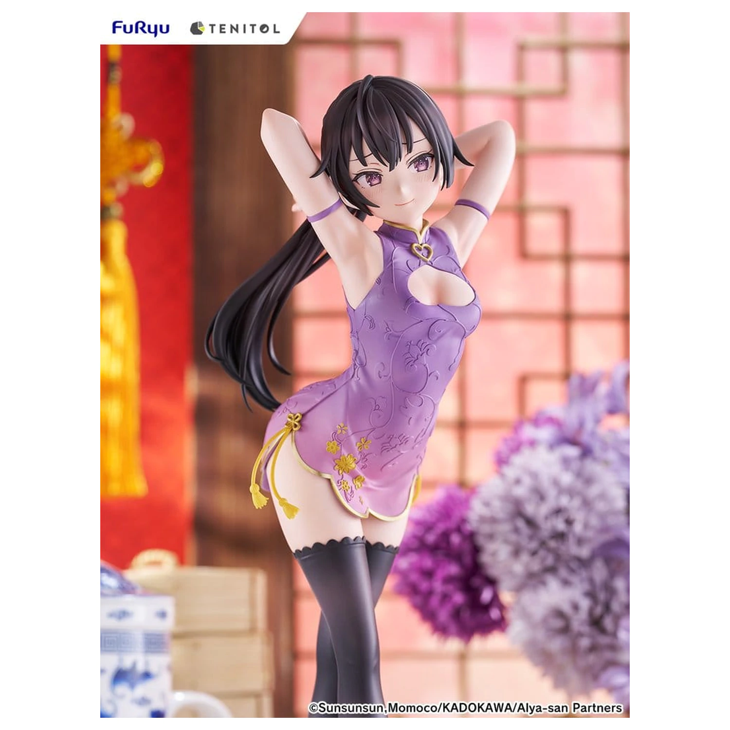 Alya Sometimes Hides Her Feelings in Russian Tenitol Tall PVC figurka Yuki Suou Cheongsam Ver. 28 cm fotografii produktu