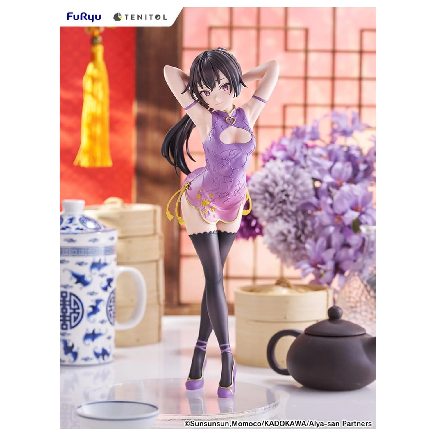 Alya Sometimes Hides Her Feelings in Russian Tenitol Tall PVC figurka Yuki Suou Cheongsam Ver. 28 cm fotografii produktu