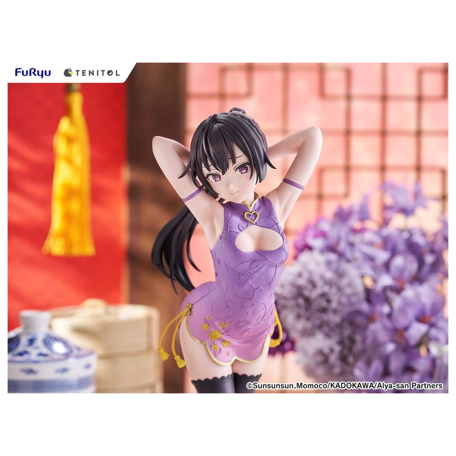 Alya Sometimes Hides Her Feelings in Russian Tenitol Tall PVC figurka Yuki Suou Cheongsam Ver. 28 cm fotografii produktu
