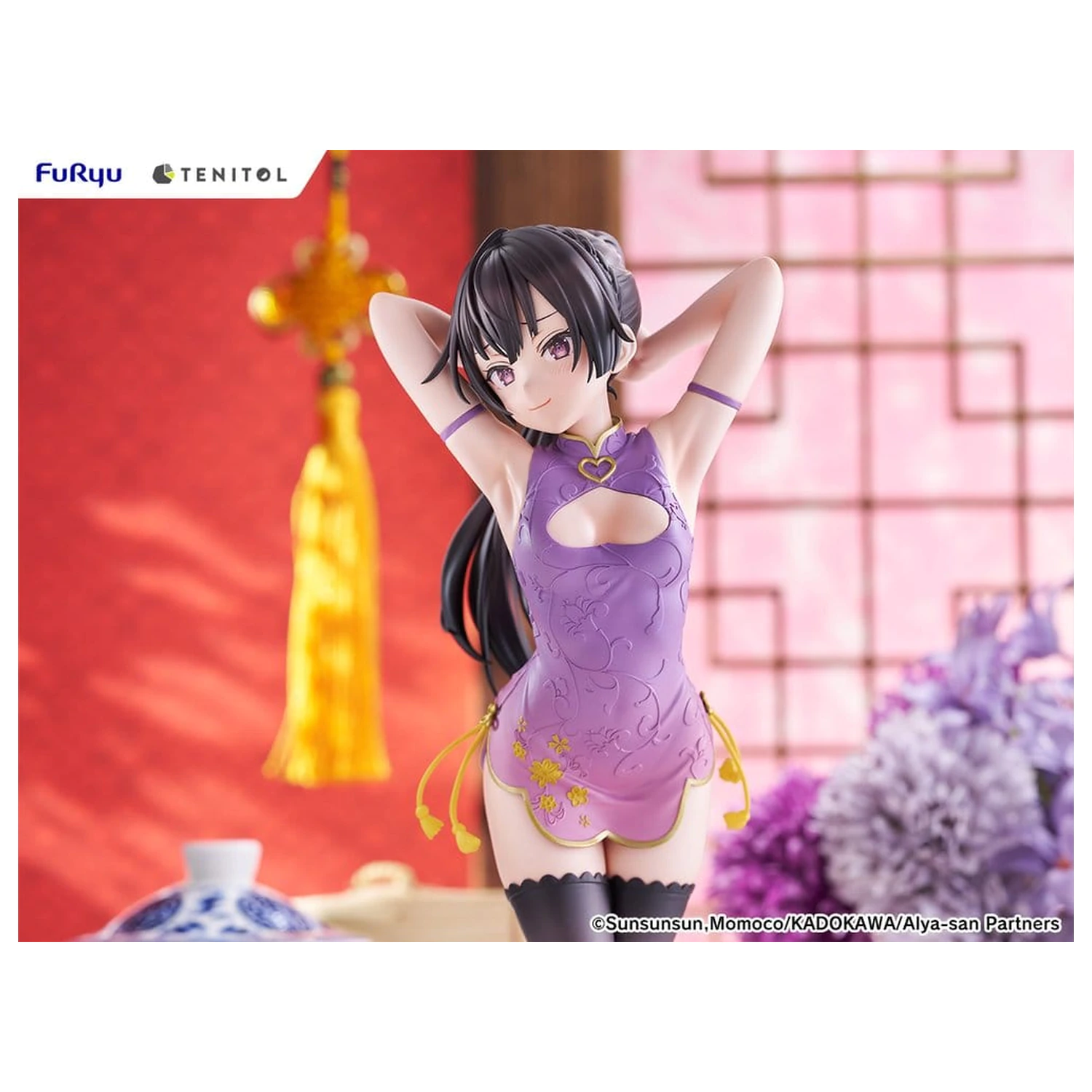 Alya Sometimes Hides Her Feelings in Russian Tenitol Tall PVC figurka Yuki Suou Cheongsam Ver. 28 cm fotografii produktu