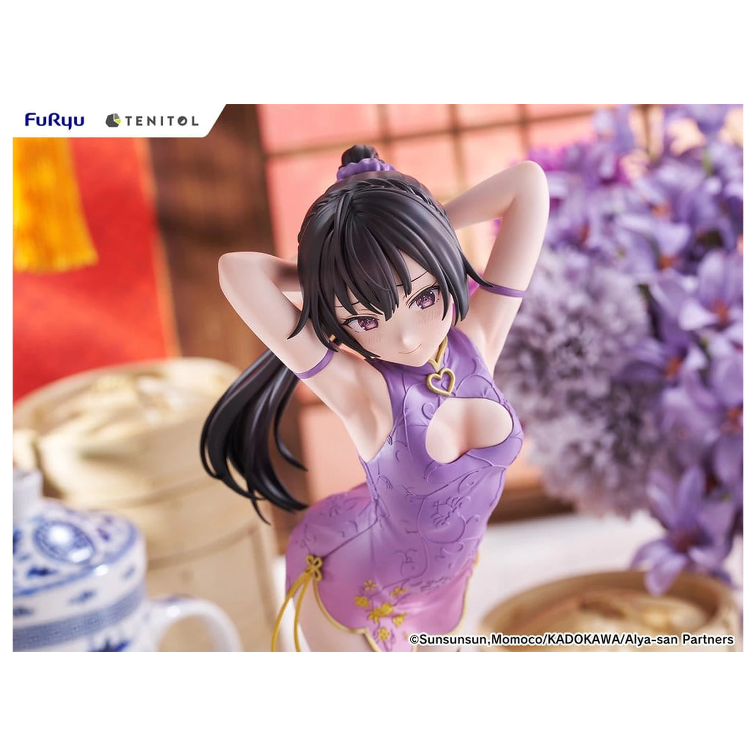 Alya Sometimes Hides Her Feelings in Russian Tenitol Tall PVC figurka Yuki Suou Cheongsam Ver. 28 cm fotografii produktu