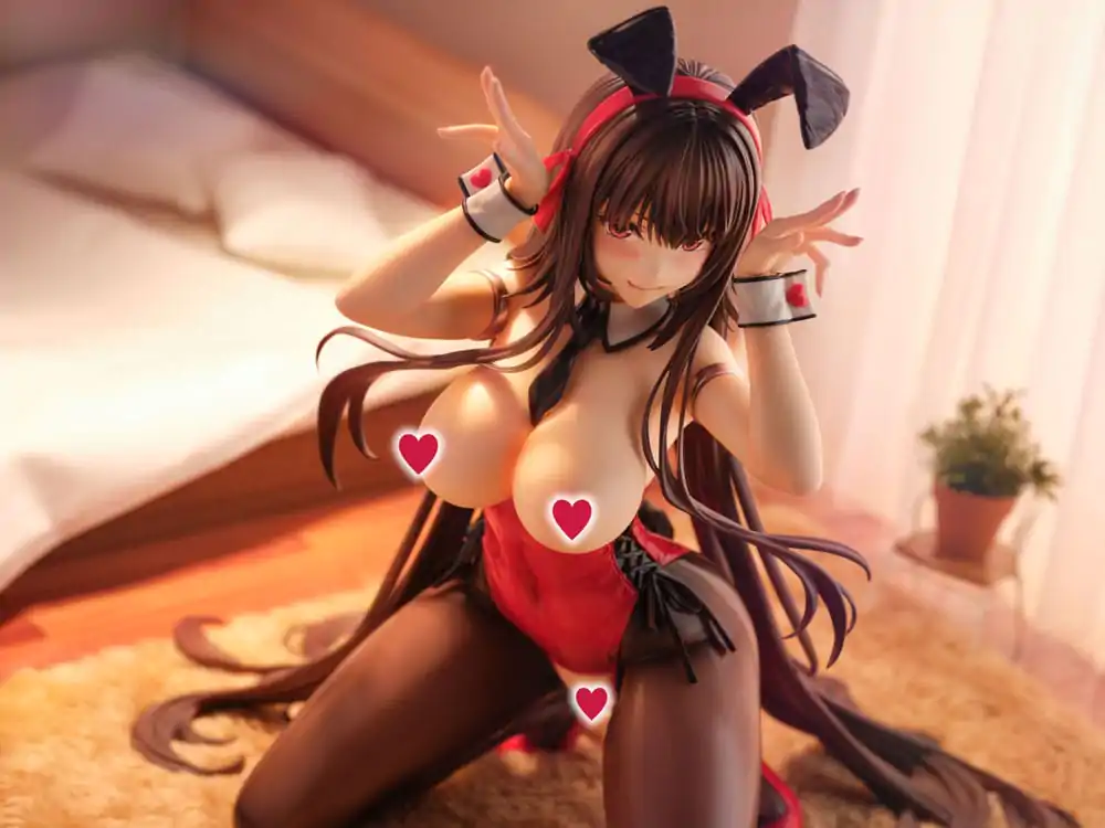 Amakano 2+ PVC Soška 1/4 Yuuhi Kurohime Bunny Suit Verze 32 cm fotografii produktu