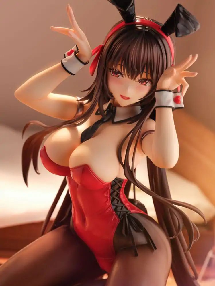 Amakano 2+ PVC Soška 1/4 Yuuhi Kurohime Bunny Suit Verze 32 cm fotografii produktu