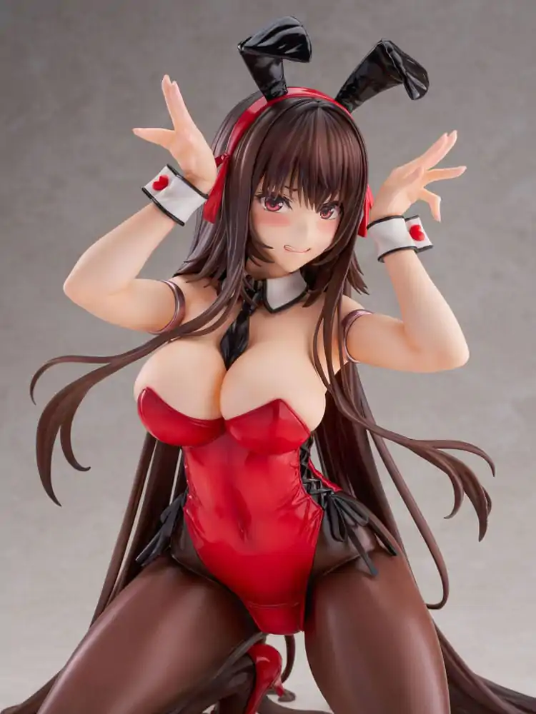 Amakano 2+ PVC Soška 1/4 Yuuhi Kurohime Bunny Suit Verze 32 cm fotografii produktu