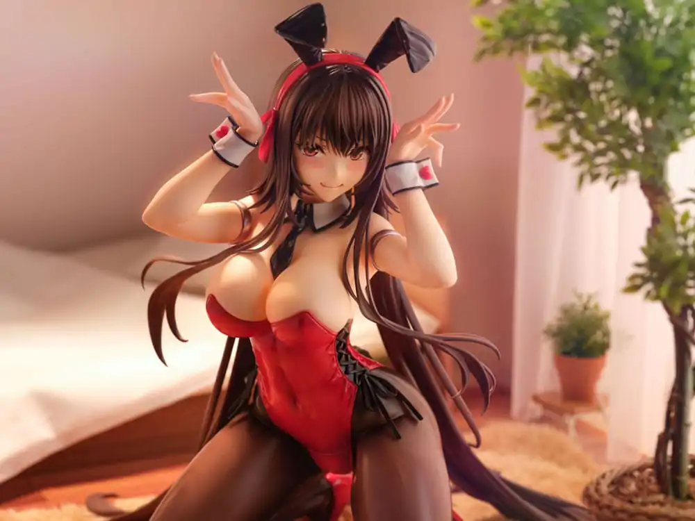 Amakano 2+ PVC Soška 1/4 Yuuhi Kurohime Bunny Suit Verze 32 cm fotografii produktu
