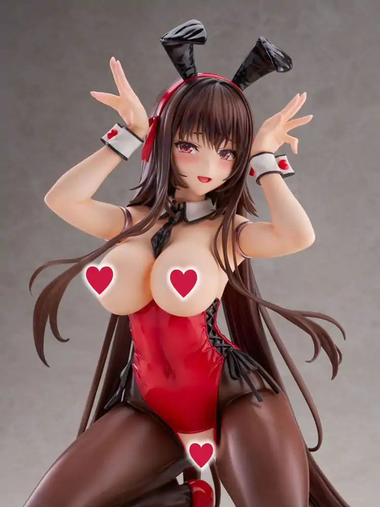 Amakano 2+ PVC Soška 1/4 Yuuhi Kurohime Bunny Suit Verze 32 cm fotografii produktu