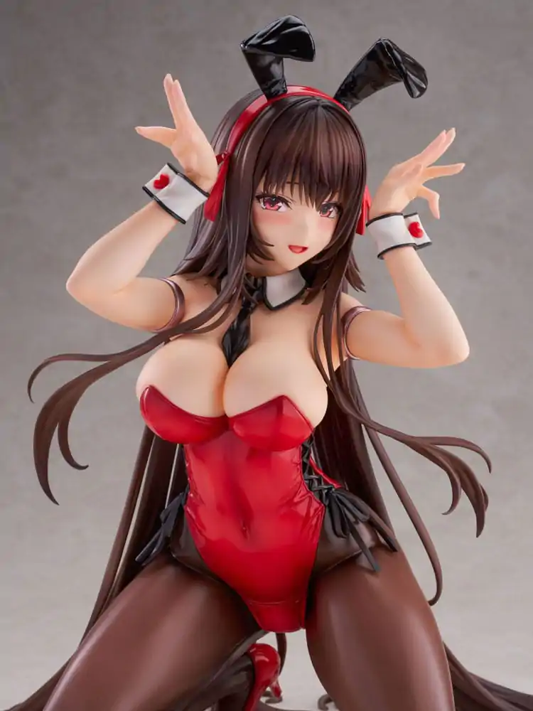 Amakano 2+ PVC Soška 1/4 Yuuhi Kurohime Bunny Suit Verze 32 cm fotografii produktu
