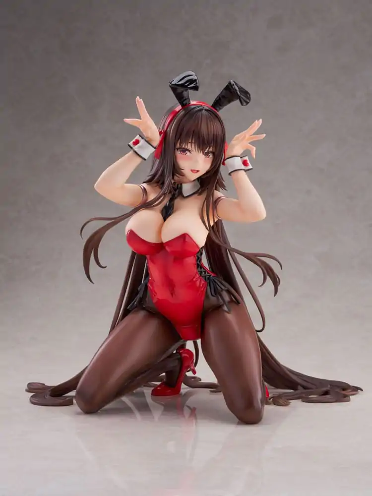 Amakano 2+ PVC Soška 1/4 Yuuhi Kurohime Bunny Suit Verze 32 cm fotografii produktu