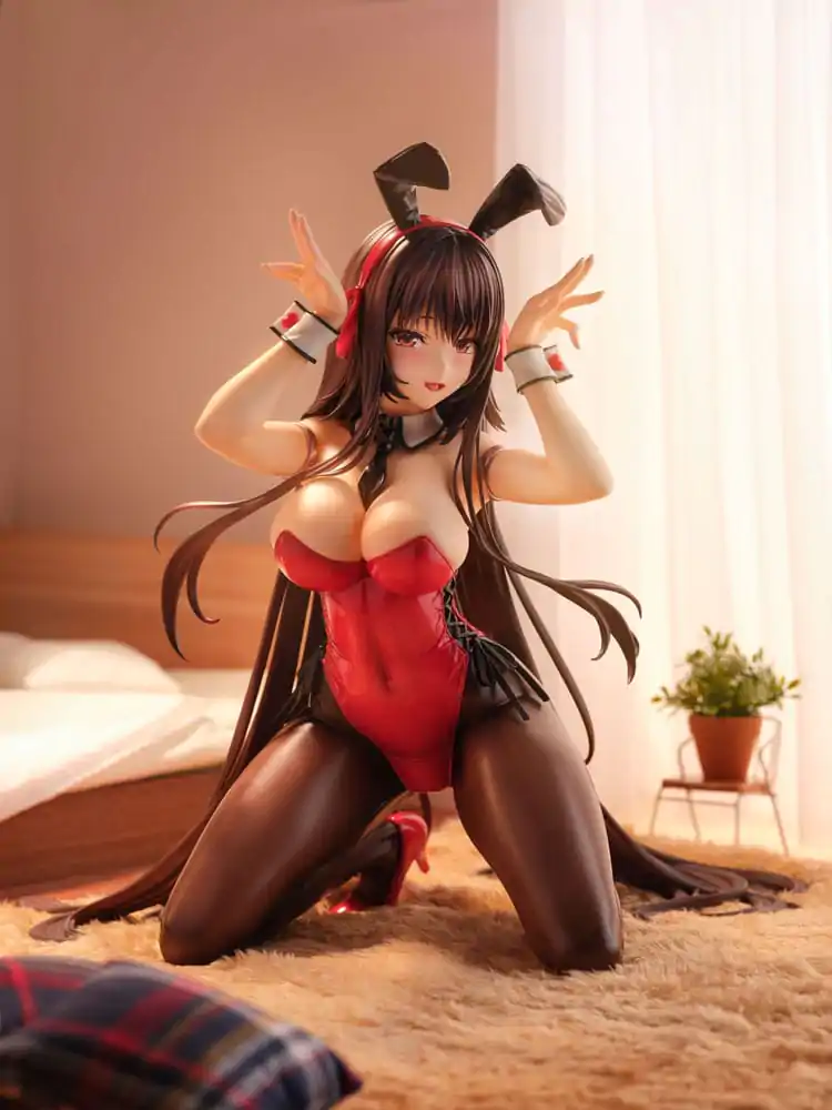 Amakano 2+ PVC Soška 1/4 Yuuhi Kurohime Bunny Suit Verze 32 cm fotografii produktu