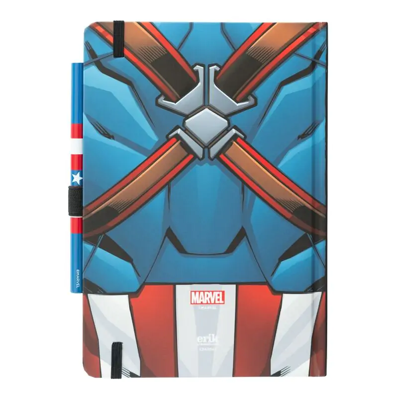 Marvel Captain America A5 prémiový zápisník + pero fotografii produktu