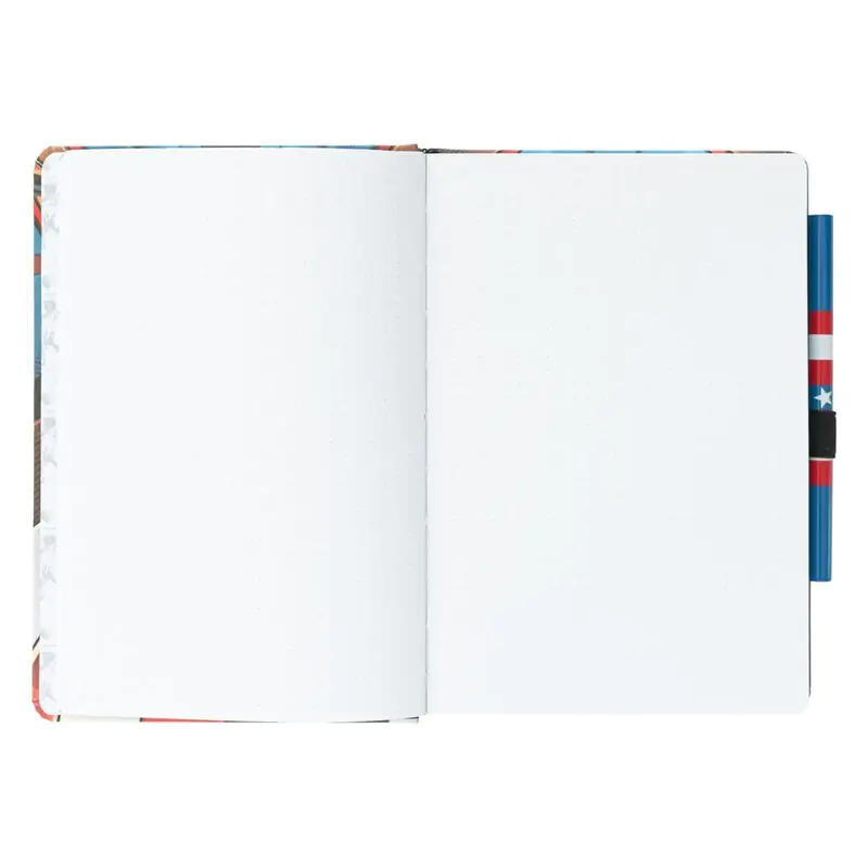 Marvel Captain America A5 prémiový zápisník + pero fotografii produktu