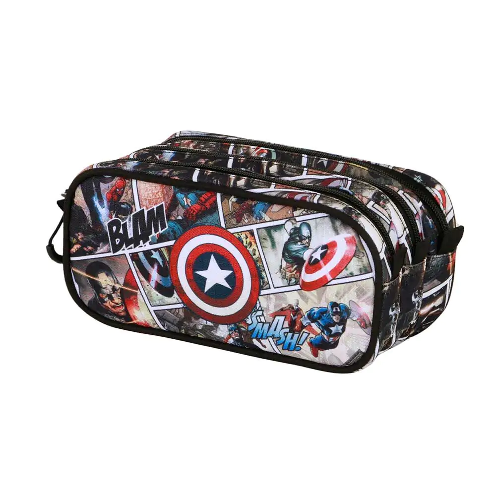 Marvel Captain America Comic trojitý penál fotografii produktu