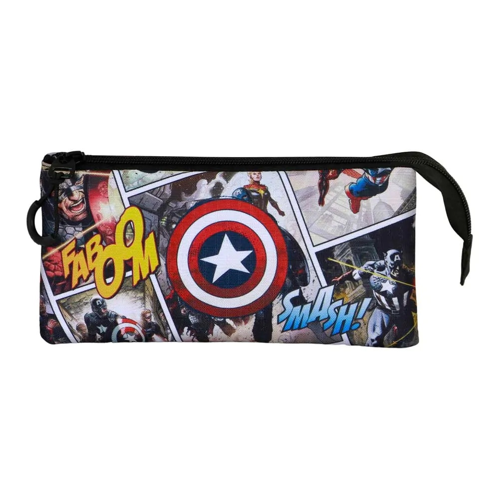 Marvel Captain America Comic trojitý penál fotografii produktu