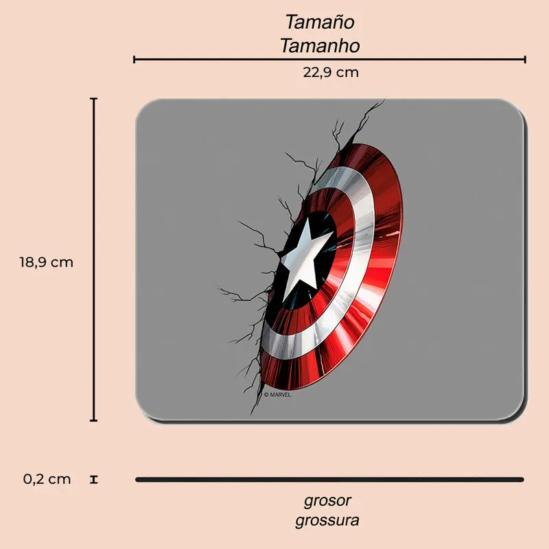 Marvel Captain America podložka pod myš fotografii produktu