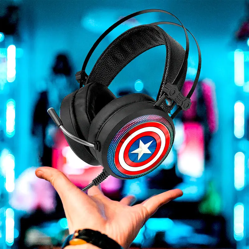 Marvel Captain America Gaming sluchátka fotografii produktu