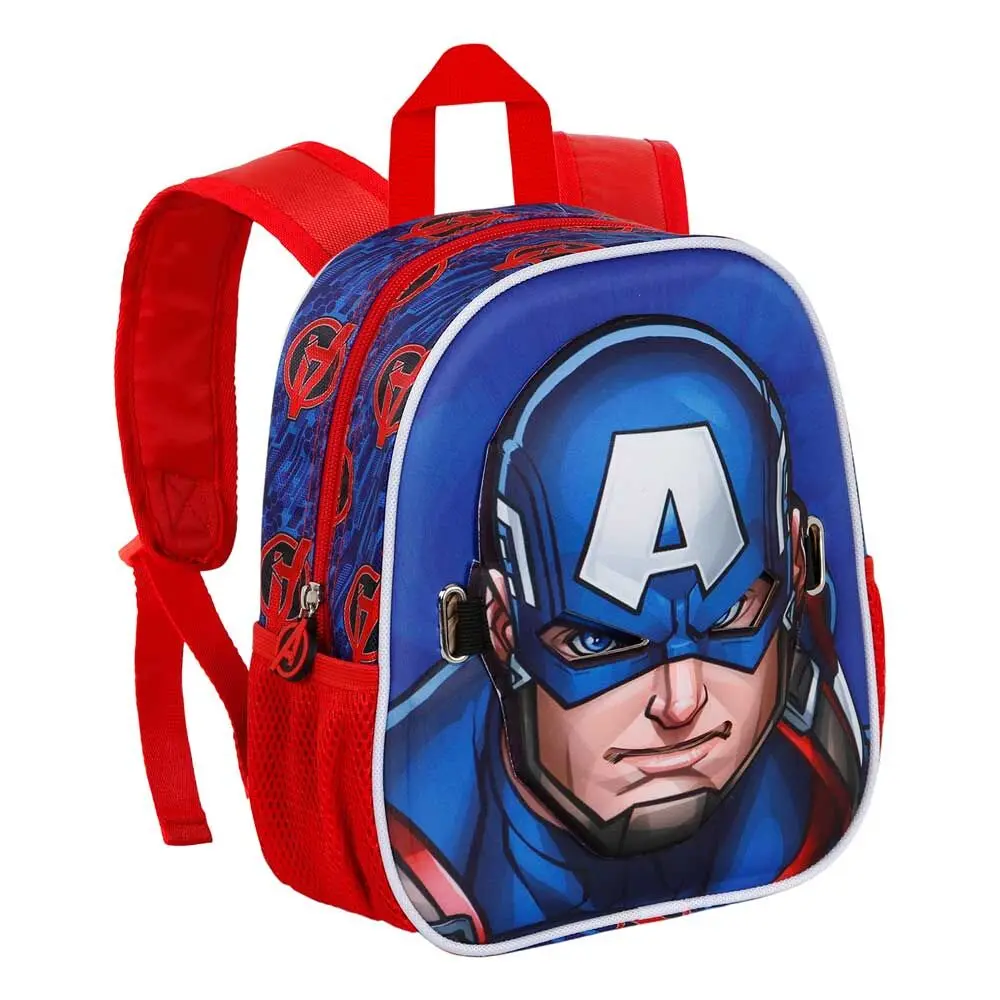 Marvel Captain America Pixel batoh + maska 27 cm fotografii produktu