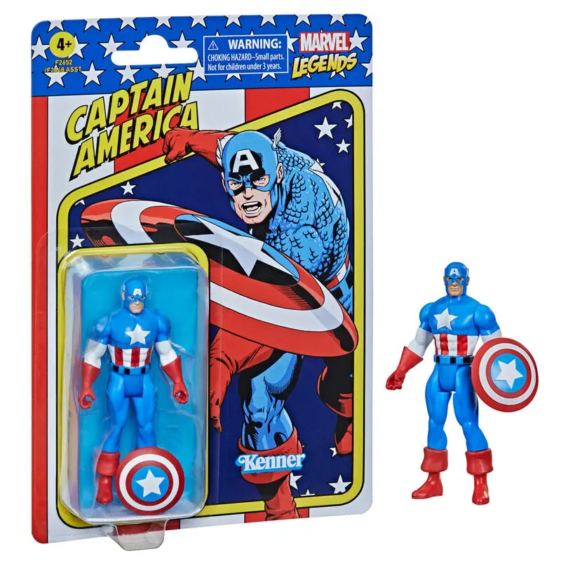 Marvel Legends Retro Collection akční figurka 2022 Captain America 10 cm fotografii produktu