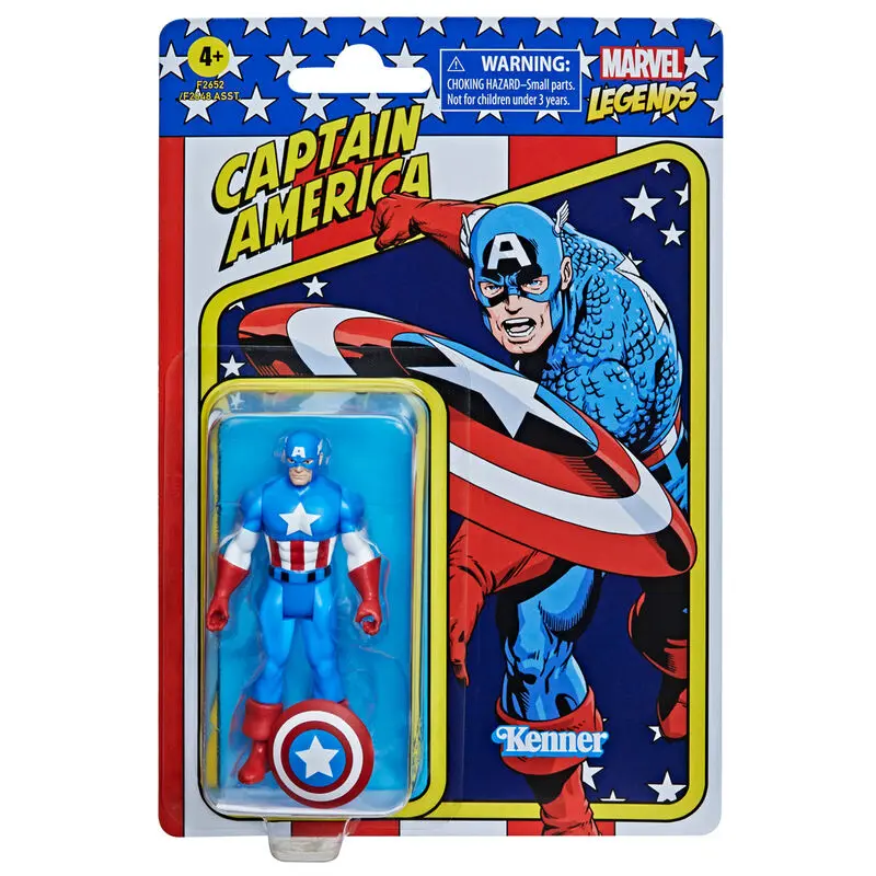 Marvel Legends Retro Collection akční figurka 2022 Captain America 10 cm fotografii produktu