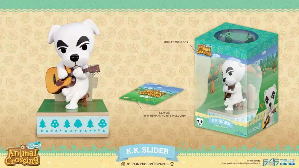 Animal Crossing: New Horizons PVC Socha K.K. Slider 22 cm fotografii produktu