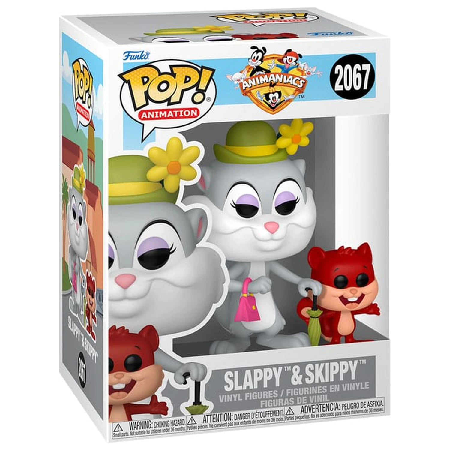 Animaniacs Funko POP! Animation Vinylová figurka Slappy w/Skippy 9 cm fotografii produktu