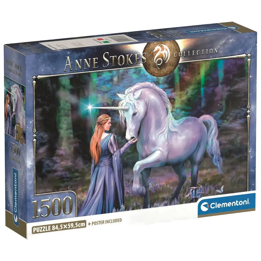 Anne Stokes Bluebell Wood puzzle 1500 dílků fotografii produktu