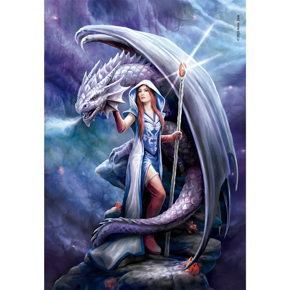 Anne Stokes Dragon Mage puzzle 1000 dílků fotografii produktu