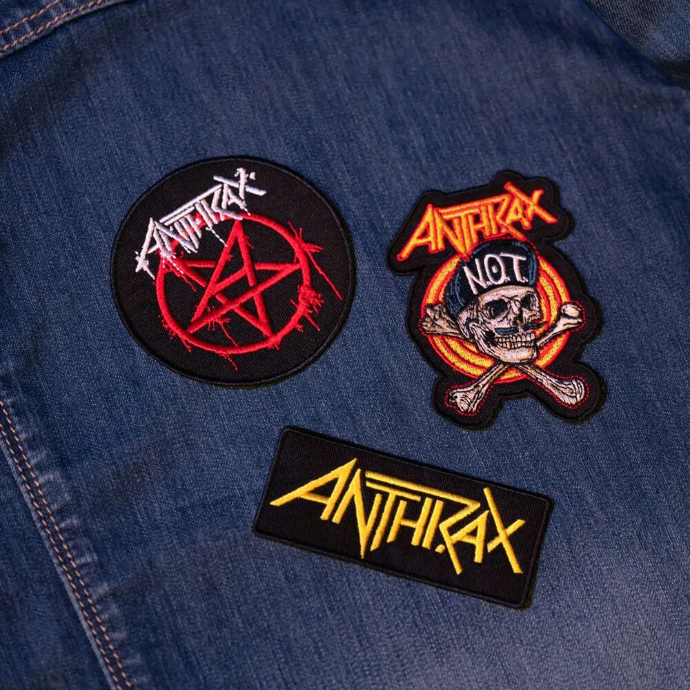 Anthrax 3 ks sada nášivek fotografii produktu