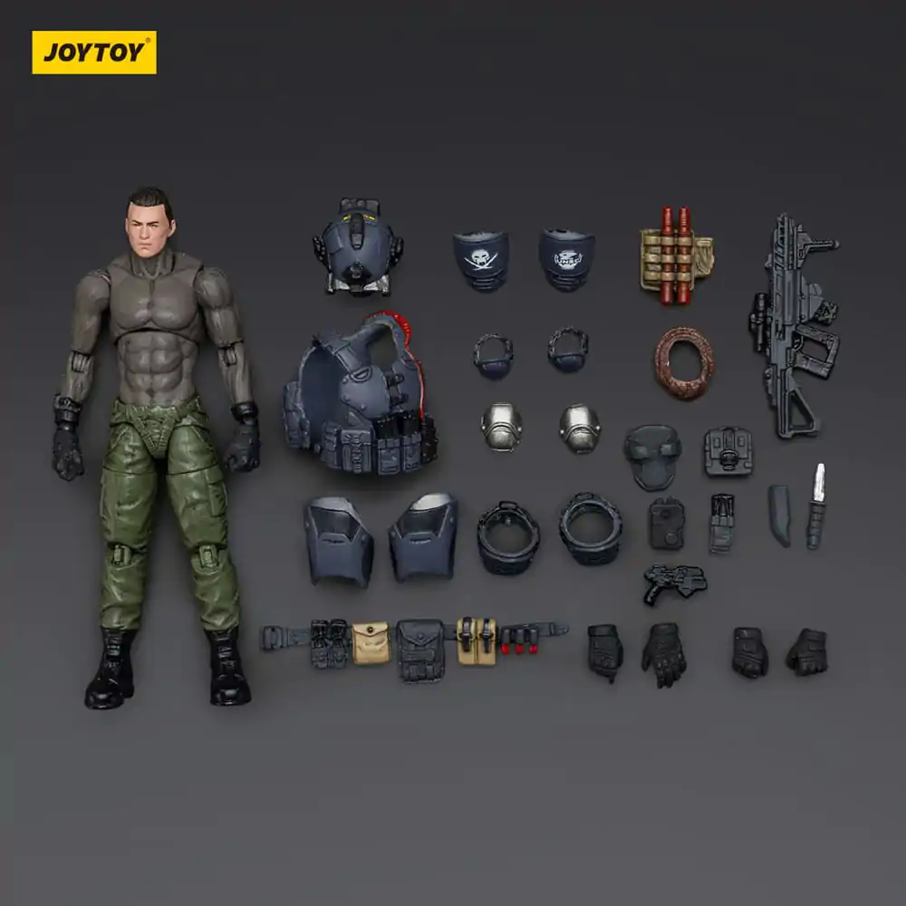 APOC Series Dark Source Akční Figurka Stellar Scar Assault Team Ghostmanganese 11 cm fotografii produktu