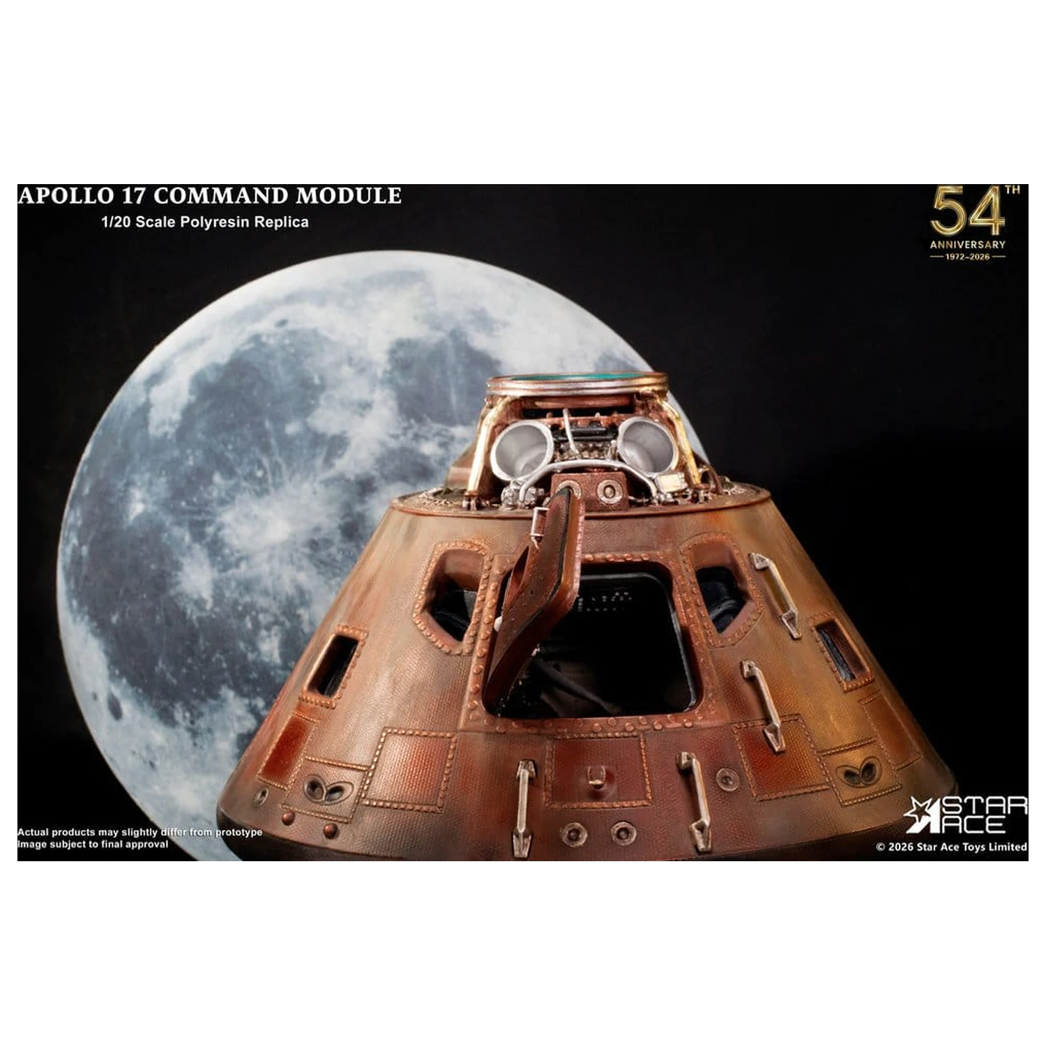 Apollo 17 Replika 1/20 Command Module 20 cm fotografii produktu