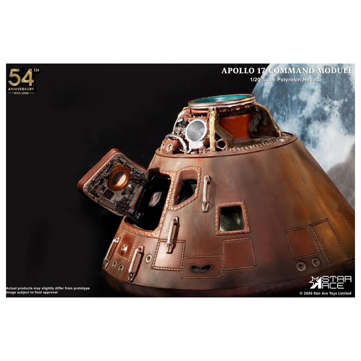 Apollo 17 Replika 1/20 Command Module 20 cm fotografii produktu