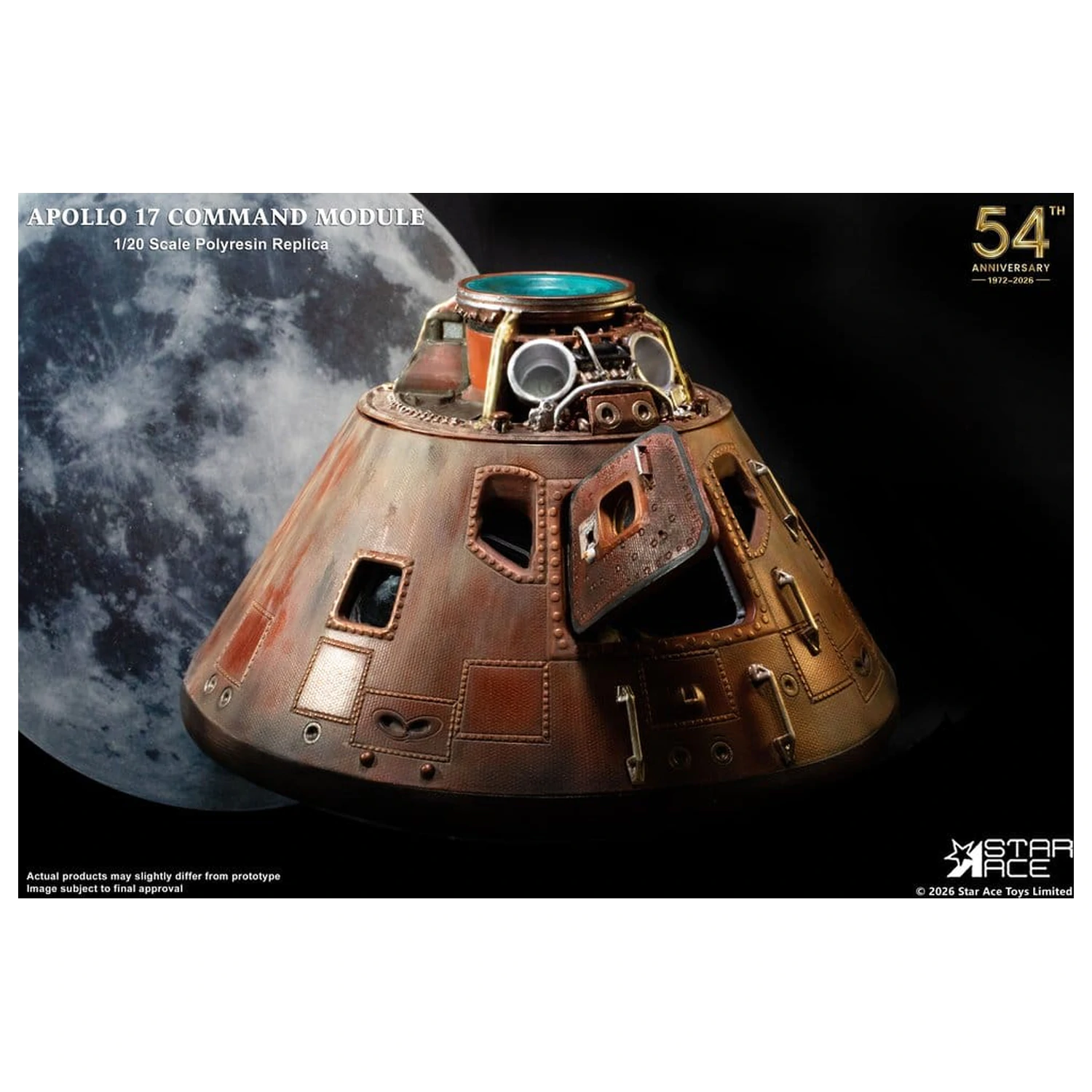Apollo 17 Replika 1/20 Command Module 20 cm fotografii produktu